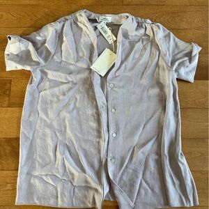 Aritzia Wilfred brand new with tag NOBEL blouse in quarry